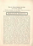 Gedekhṭnis-rede : Sermon preached at the Orthodox Jewish Synagogue : by the Chief Rabbi, Rev. H. Shocher in sacred holy memory of the late Mrs. Kate Marcu by Ḥ. S. Shaḥor