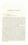 Governor's message : [to the Senate and House of Representatives of Indiana]. by Indiana Governor (Morton) and Oliver P. Morton