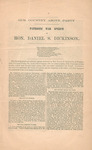 Great speech of Hon. Daniel S. Dickinson to the democracy, in mass meeting assembled at Wyoming County, Pa., August 19, 1861, on The existing rebellion. by Daniel S. Dickinson and Cauldwell, Southworth & Whitney