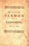 Simplicity and godly sincerity, in a Christian minister, the sure way to happiness : by William Balch and Convention of Congregational Ministers of Massachusetts