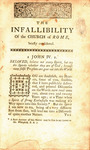 Some thoughts upon the spirit of infallibility, claimed by the Church of Rome : by Edward Wigglesworth and John Draper