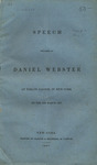 Speech delivered by Daniel Webster at Niblo's saloon, in New York, on the 15th March, 1837. by Daniel Webster and Harper & Brothers