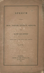 Speech delivered by Hon. Josiah Quincy, Senior : before the Whig State Convention, assembled at the Music Hall, Boston, Aug. 16, 1854. by Josiah Quincy and John Wilson and Son