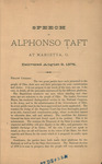 Speech of Alphonso Taft at Marietta, O., delivered August 9, 1875 by Alphonso Taft and Cincinnati Gazette Company
