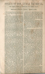 Speech of Hon. Lyman Trumbull on the great issues of the day by Lyman Trumbull and Abraham Lincoln