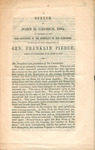 Speech of John H. George, esq. : of Concord, at the mass convention of the democracy of New Hampshire, in honor of the nomination of Gen. Franklin Pierce, held at Concord, N.H., June 10, 1852. by John H. George