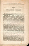Speech of Mr. Toucey, of Connecticut, defending himself against the Nebraska resolutions of the Legislature of Connecticut. by Isaac Toucey and Connecticut General Assembly