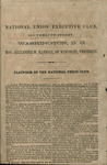 Speeches of Hon. Edgar Cowan of Pennsylvania, Hon. Jas. R. Doolittle, of Wisconsin, Hon. Hugh McCulloch, Secretary of Treasury, letter of Hon. O.H. Browning, of Illinois, and an address by a member of the club : also the condition of the South, a report o by Edgar Cowan and James R. Doolittle