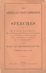 The American Union Commission : speeches of Hon. W. Dennison, Postmaster-General, Rev. J.P. Thompson, D.D., president of the Commission, Col. N.G. Taylor of east Tennessee, Hon. J.R. Doolittle, U.S. Senate, Gen. J.A. Garfield, M.C., in the Hall of Represe by William Dennison and Joseph P. Thompson
