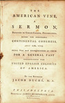 The American vine : a sermon, preached in Christ-Church, Philadelphia, before the Honourable Continental Congress, July 20th, 1775 by Jacob Duché and James Humphreys