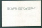 The condition and prospects of the South : a discourse delivered in Somerville, Mass., June 4, 1865 by Charles Lowe and Walker, Fuller, and Company