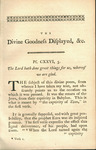 The Divine goodness displayed, in the American Revolution : a sermon, preached in New-York, December 11th, 1783. Appointed by Congress, as a day of public thanksgiving, throughout the United States by John Rodgers and Samuel Loudon