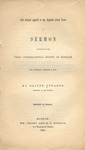 The gospel applied to the Fugitive Slave Law : a sermon preached to the Third Congregation Society of Hingham, on Sunday, March 2, 1851 by Oliver Stearns, Minister of the Society. by Oliver Stearns and John Wilson and Son