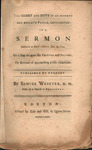 The misery and duty of an oppress'd and enslav'd people : represented in a sermon delivered at Salisbury, July 14, 1774. by Samuel Webster