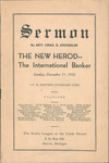 The new Herod, the international banker : sermon by Charles E. Coughlin