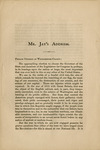 The New York election and the state of the country : Mr. Jay's address to the citizens of Westchester County, on the approaching state election ; delivered at Morrisania, N.Y. Oct. 30, 1862. by John Jay and John Fowler Trow