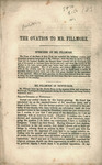 The ovation to Mr. Fillmore : speeches of Mr. Fillmore. by Millard Fillmore