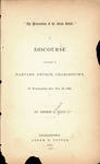 The preservation of the States united:" a discourse delivered in Harvard church, Charlestown, on Thanksgiving Day, Nov. 29, 1860 by George Ellis. by George Edward Ellis