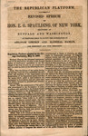 The Republican platform : revised speech of Hon. E.G. Spaulding, of New York by E. G. Spaulding and Republican Congressional Committee