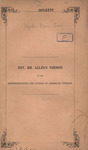 The responsibilities and duties of American citizens : a sermon preached in the Congregational Church, South Berwick, Me. : Thanksgiving Day, Dec. 19, 1850 by B R. Allen