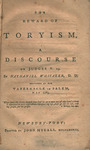 The reward of Toryism. : a discourse on Judges V. 23. by Nathaniel Whitaker and John Mycall