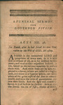 The ruler's duty and honor, in serving his generation ; and his dismission by death, and entering into peace : by Eliphalet Williams and Green & Watson