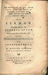 The separation of the Jewish tribes, after the death of Solomon, accounted for, and applied to the present day, in a sermon preached before the General Court, on Friday, July the 4th, 1777. Being the anniversary of the Declaration of Independency. by William Gordon