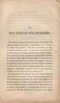 The true office of civil government : a speech by Gerrit Smith and Seth Williston Benedict
